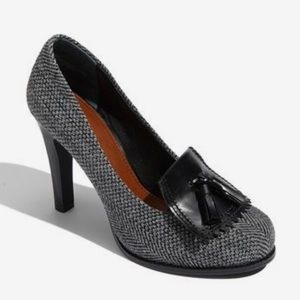 Halogen Houndstooth Textile Heels